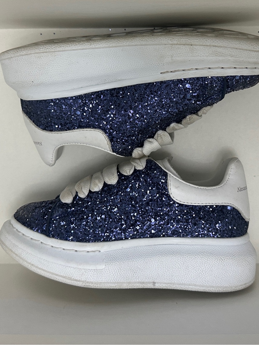 Alexander McQueen in Box Oversized Sneakers | US 9.5 / EU 26 | Navy